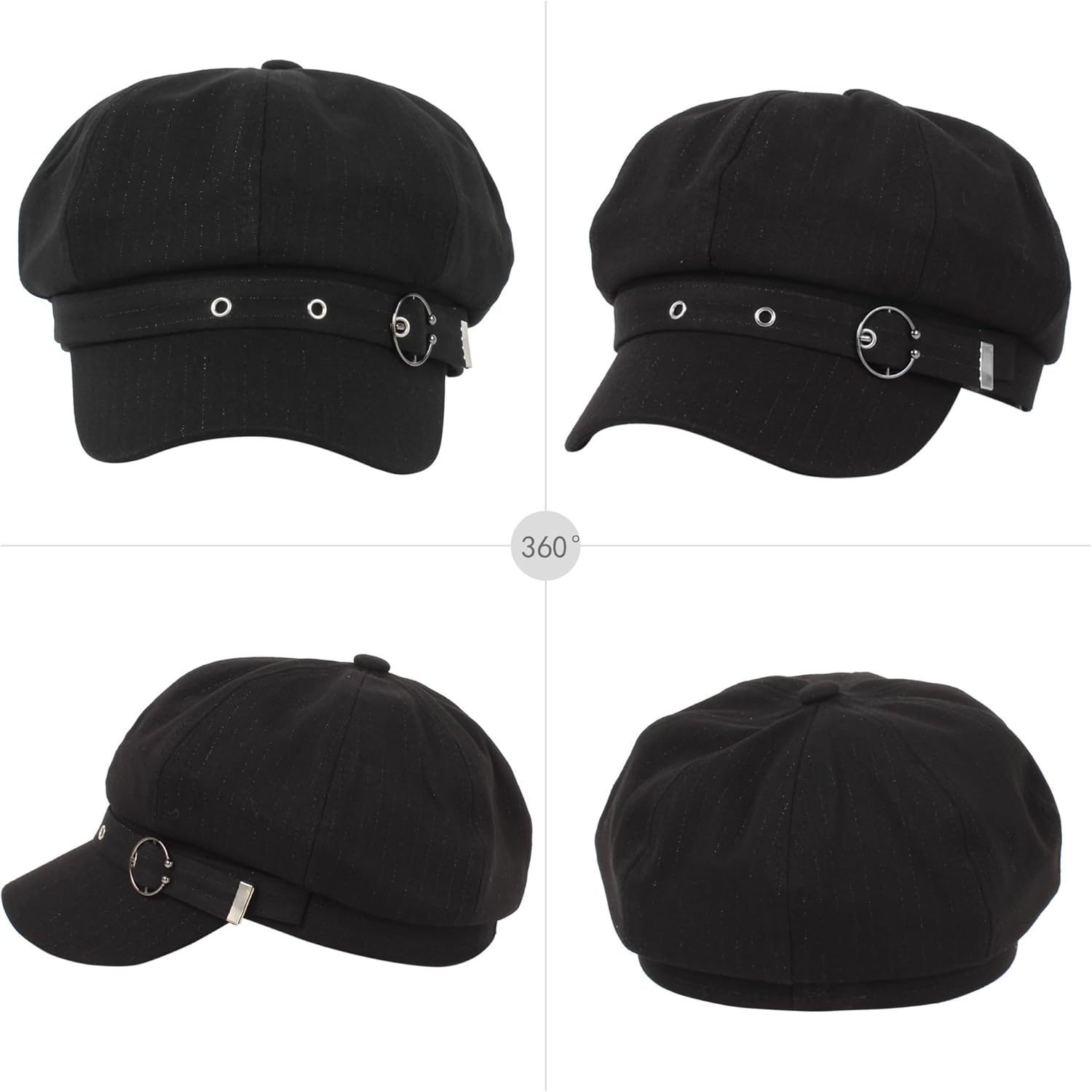 Hoce Womens Vintage Newsboy Cap Beret