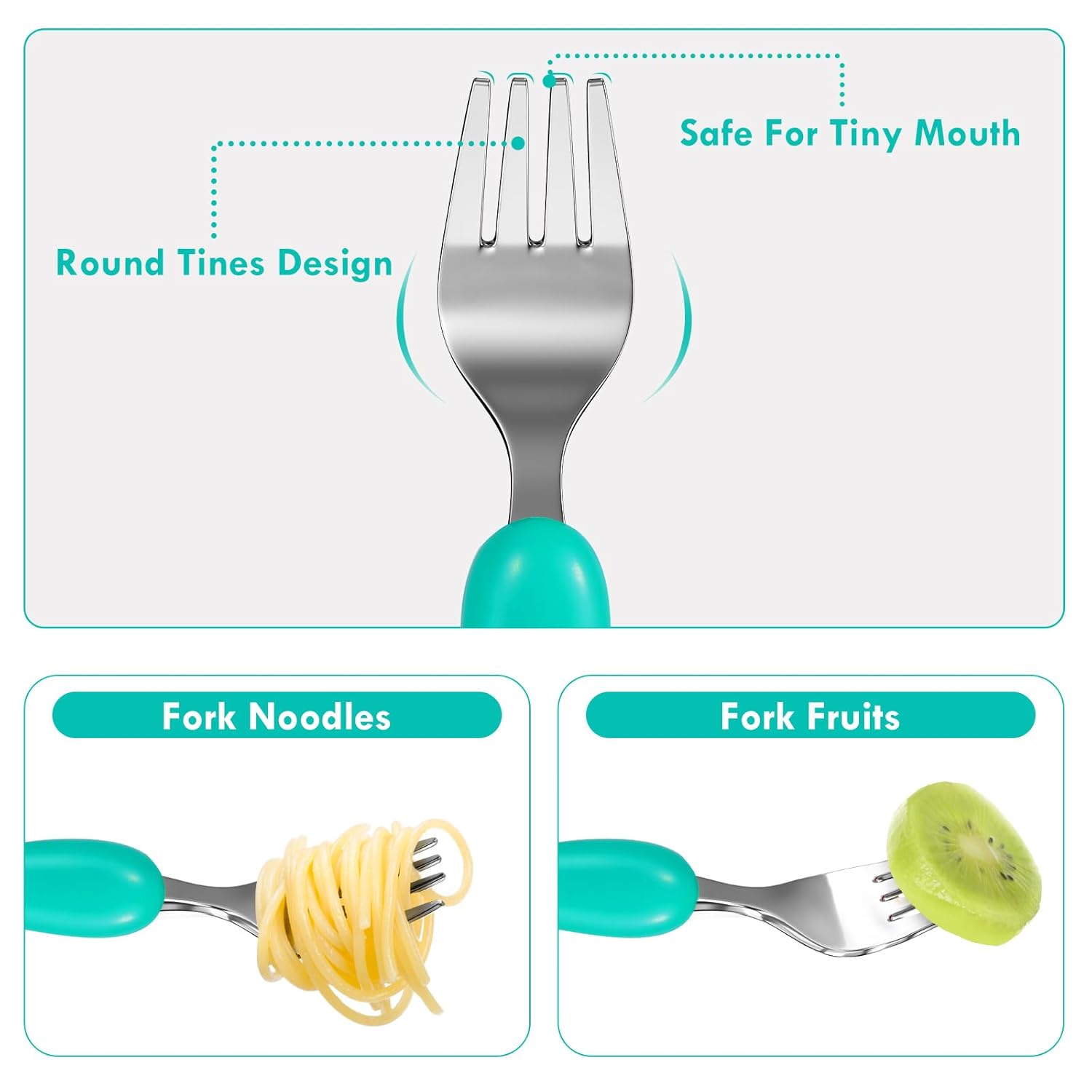 Lehoo Castle Toddler Fork Spoon Set