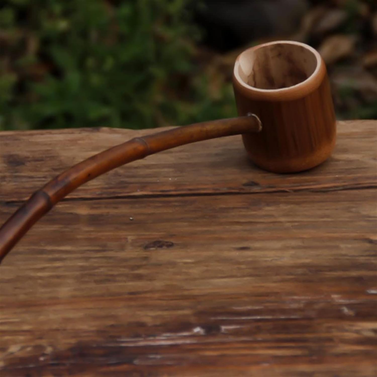 Natural Bamboo Water Scoop Creative Long Handle
