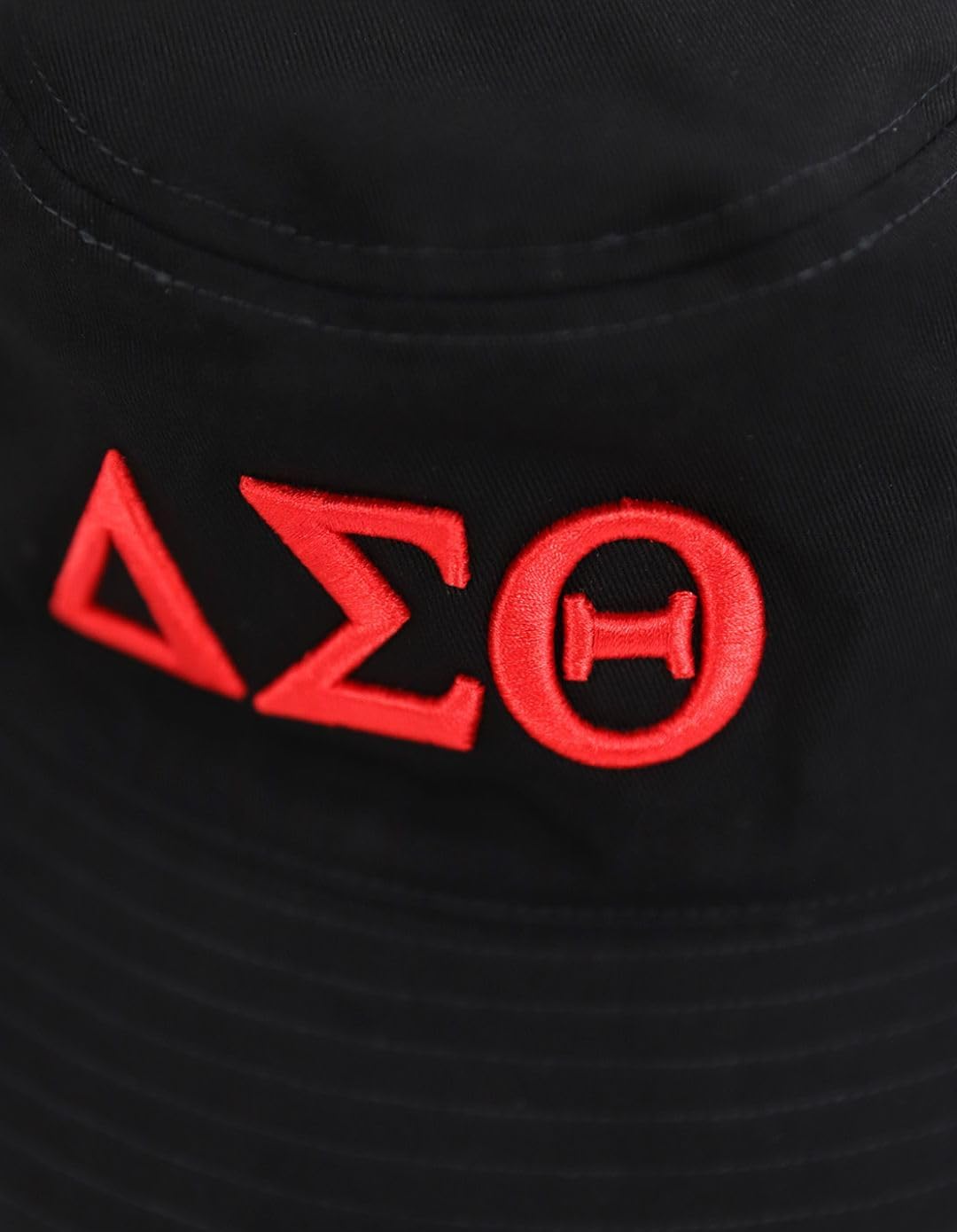 Big Boy Headgear Delta Sigma Theta M45 Reversible Bucket Hat Black Red