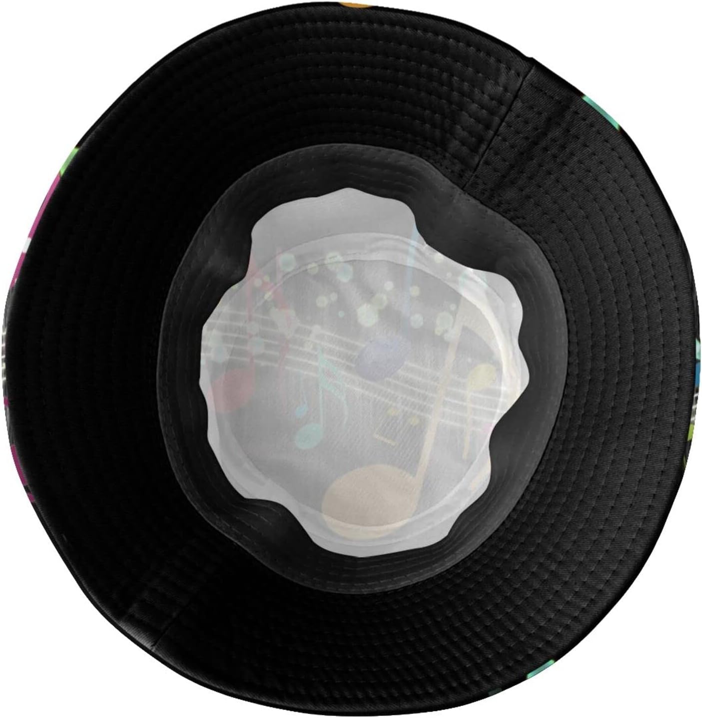 Kicoyuaz - Musical Note Bucket Hat - Lightweight Summer Shade