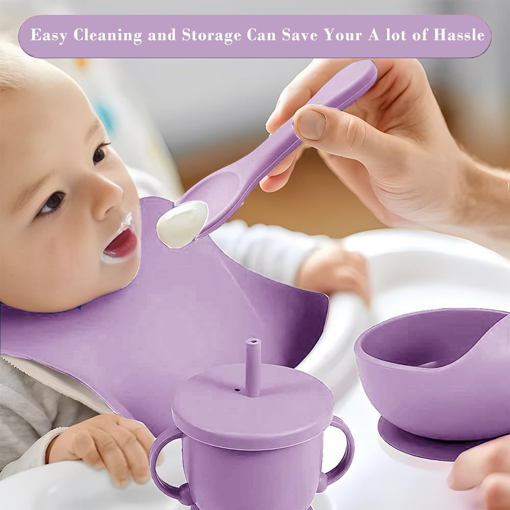 Silicone Baby Feeding Set - Durable ventilation for 3 months