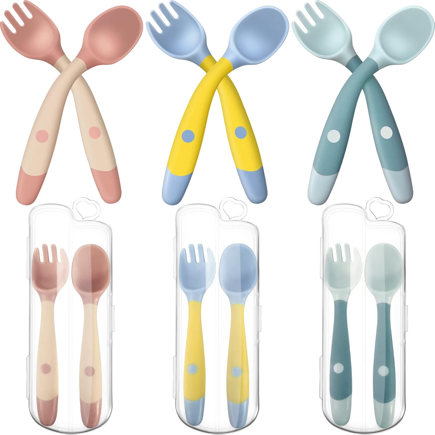 CHENGU Toddler Utensils Flatware Set