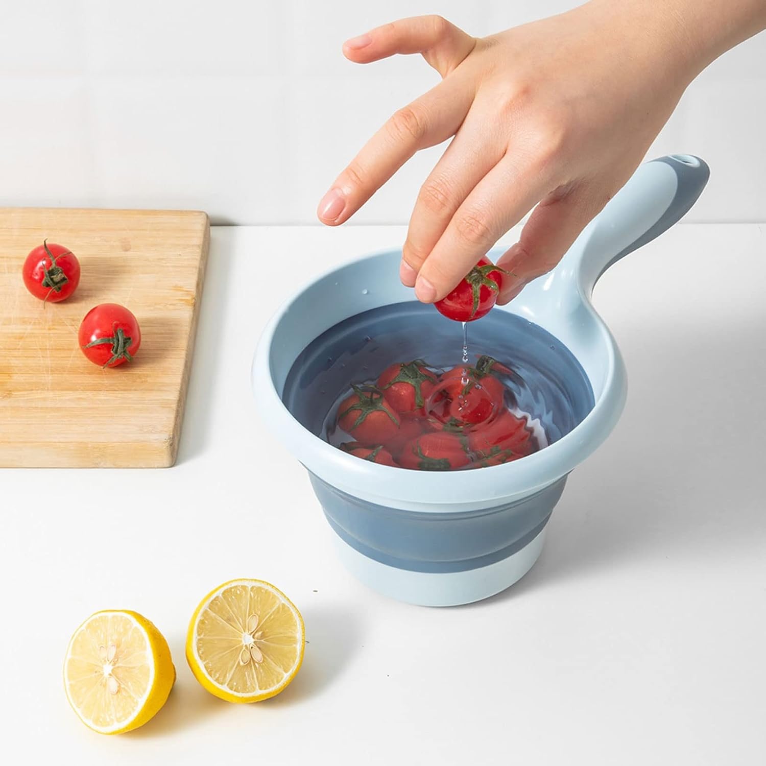 Long Handle Folding Water Scoop for Babies