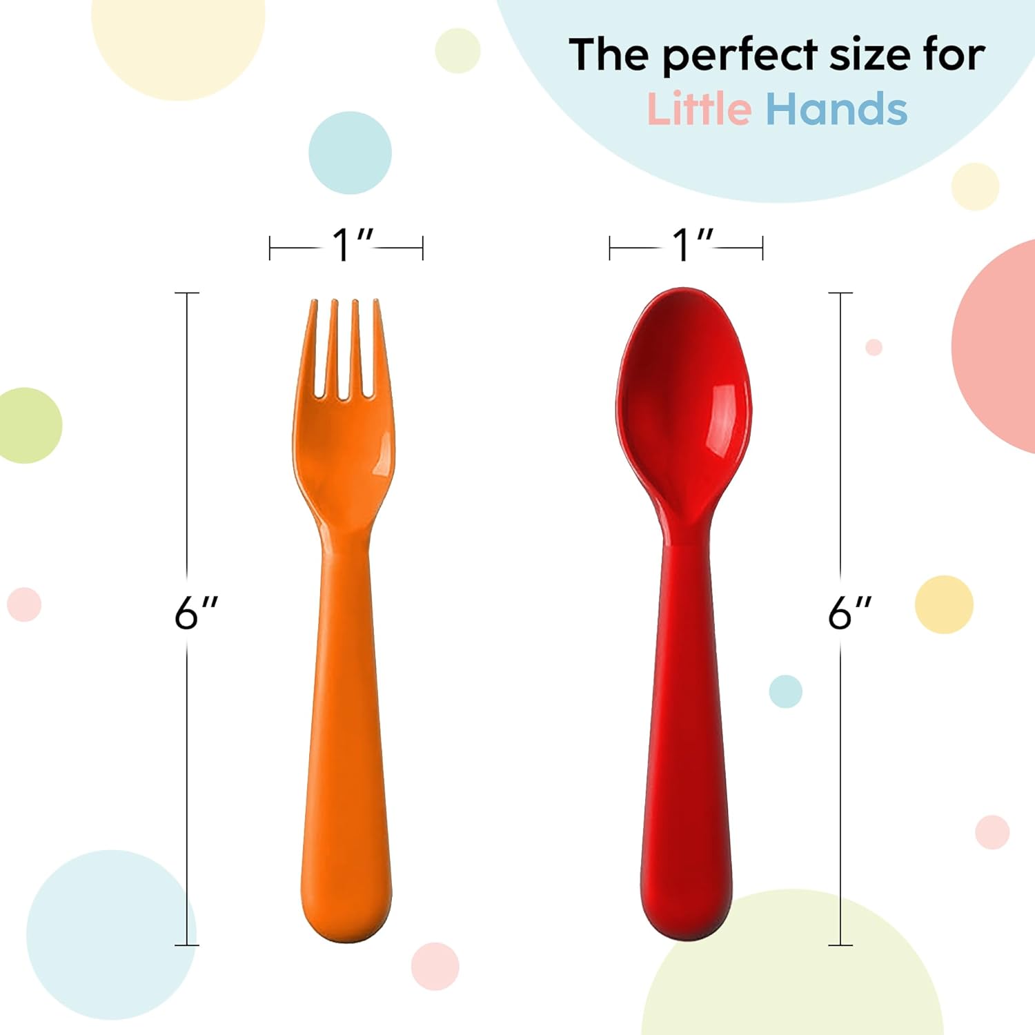 Fun Safe Toddler Utensils Set for Kids