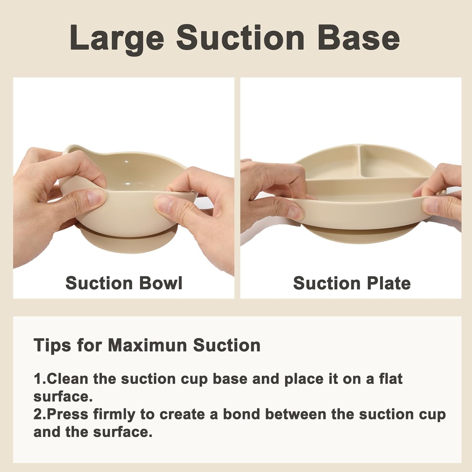 Durable Silicone Baby Feeding Set for 6 Month Babies