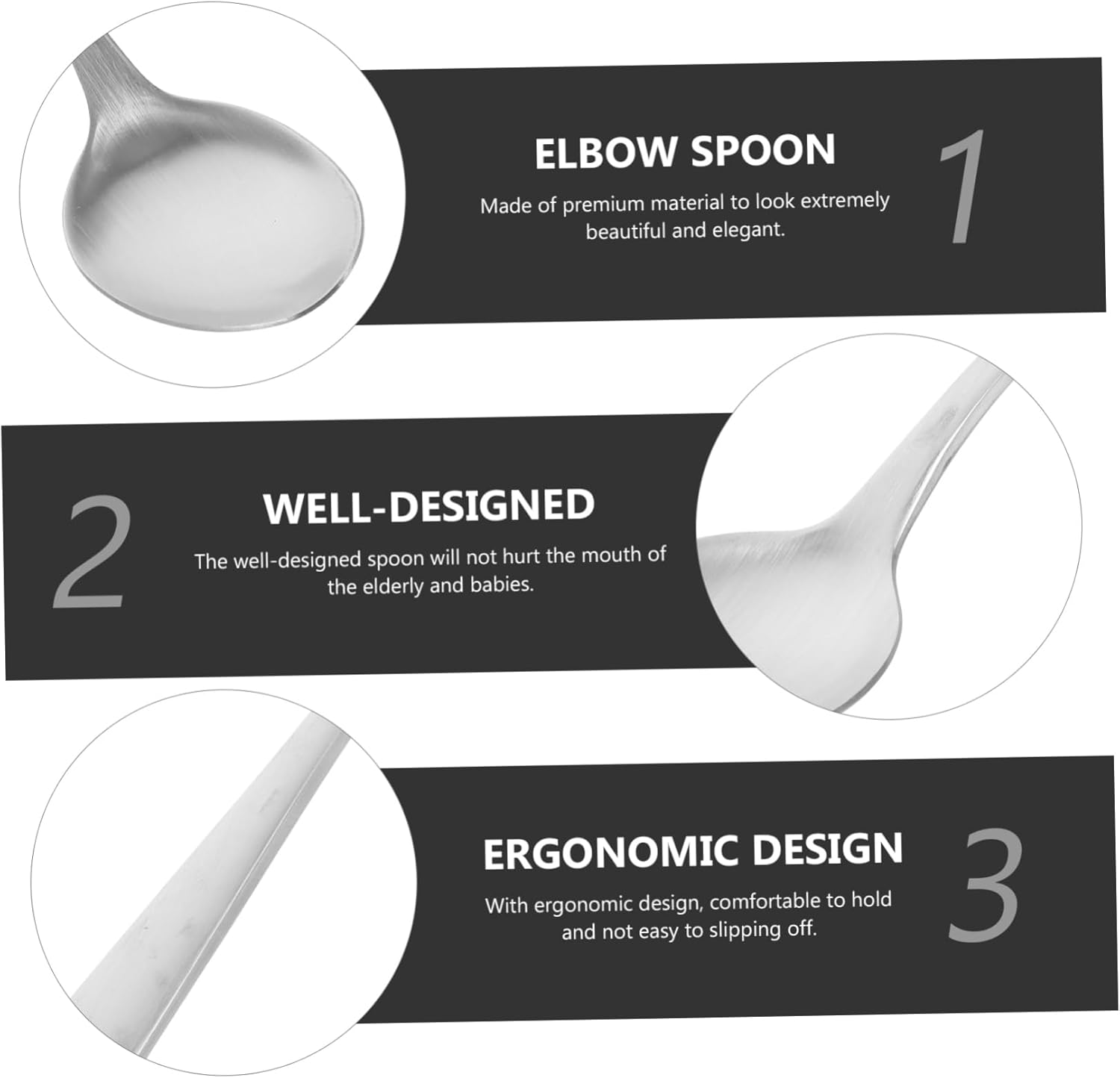 Sturdy Baby Spoon Ergonomic Design for Safe Feeding