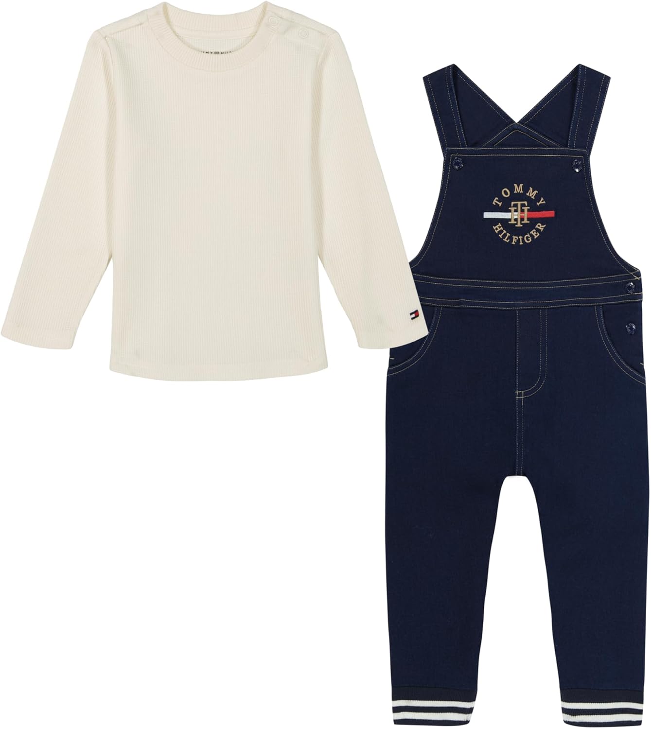 Stylish 2-Piece Overall Set for Boys Says Tommy Hilfiger