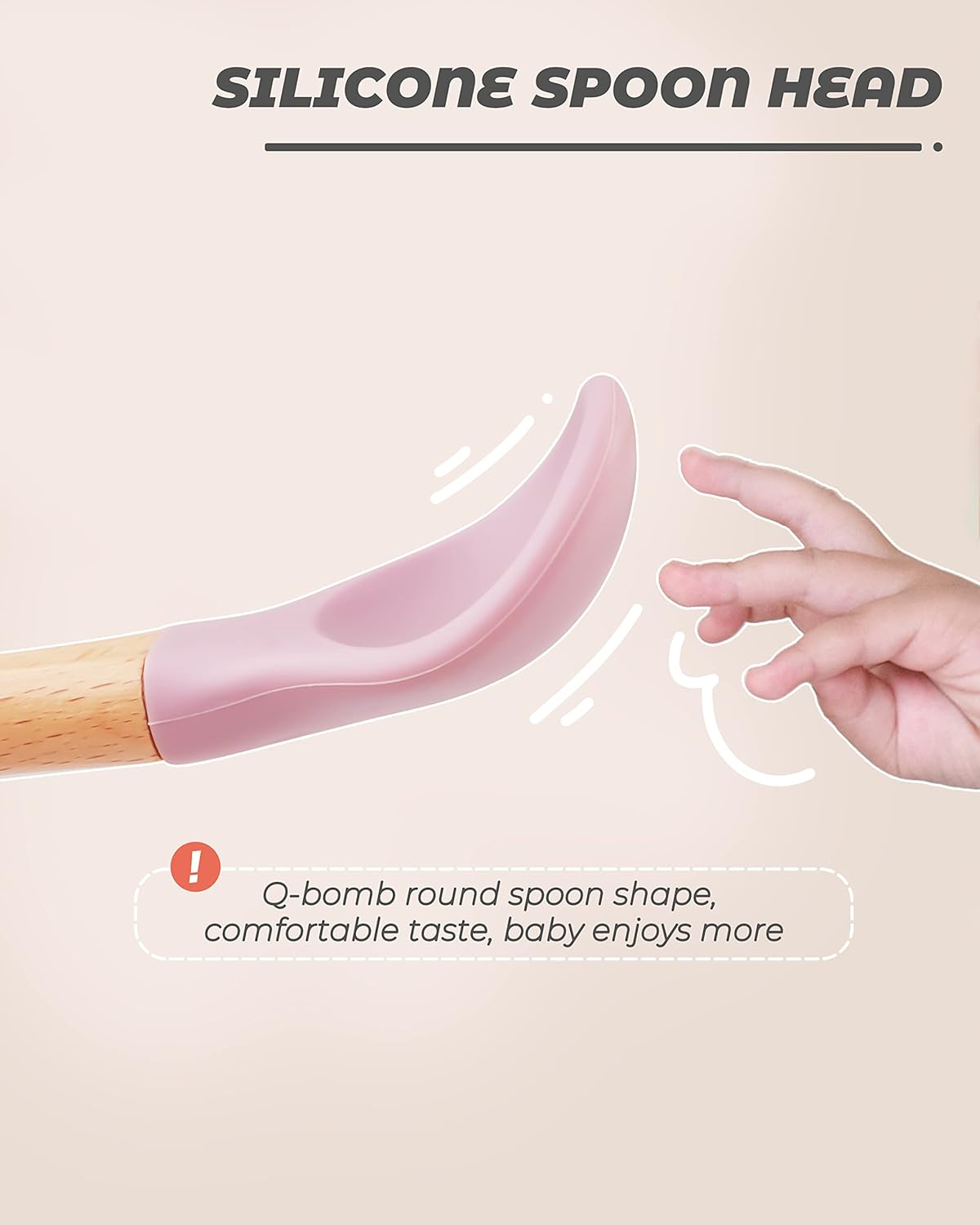 Comfy Baby Spoons Set for Toddler Feeding