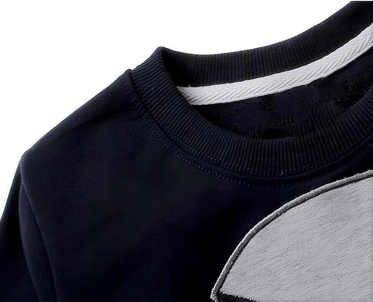 Cute Elephant Crewneck Sweatshirt for Boys