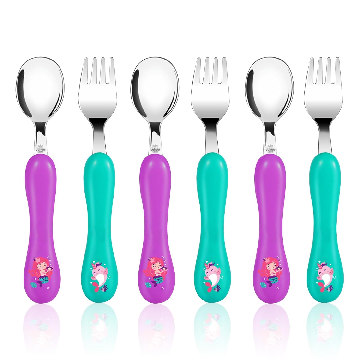 Lehoo Castle Toddler Fork Spoon Set
