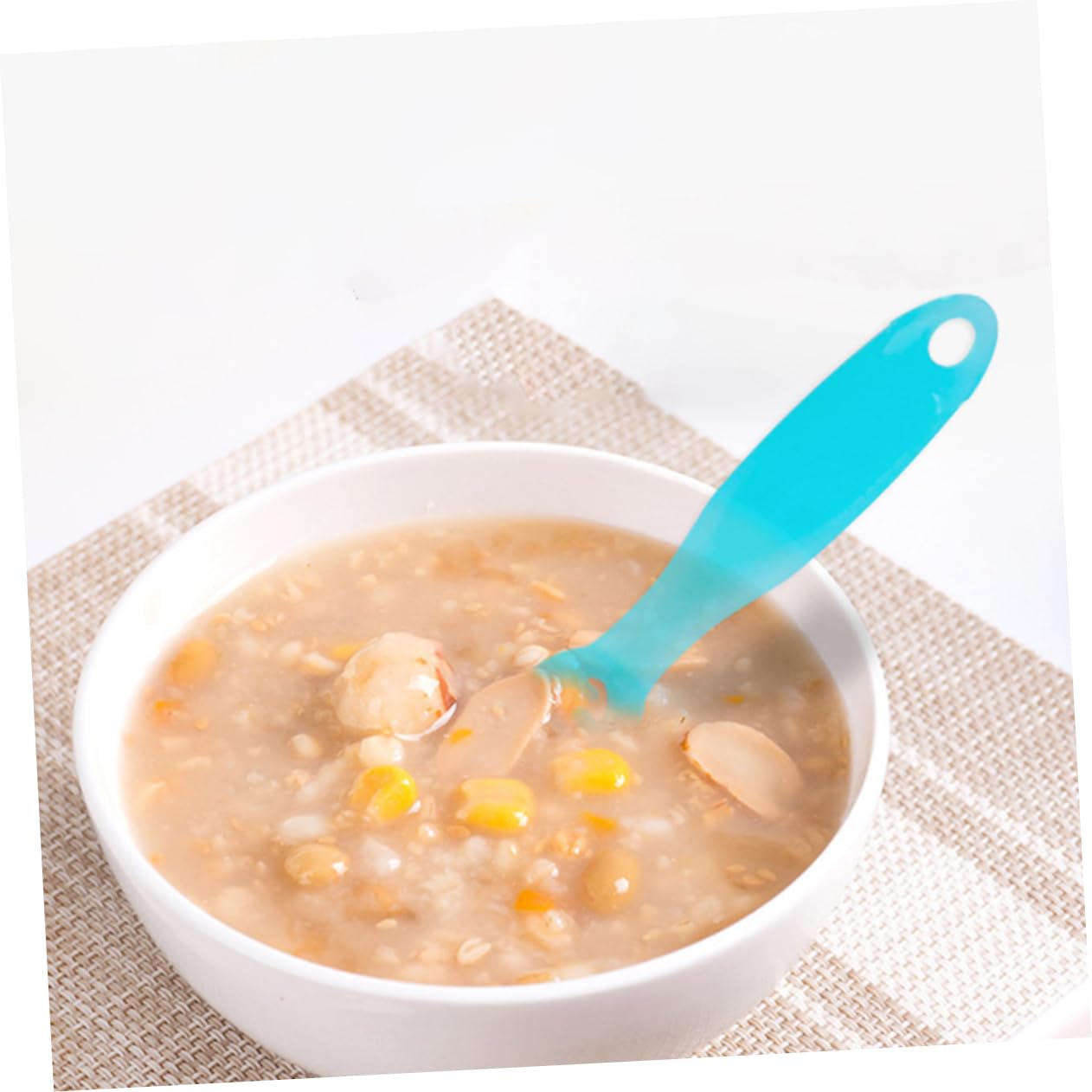 2-Piece Soft Silicone Spoons for Kids