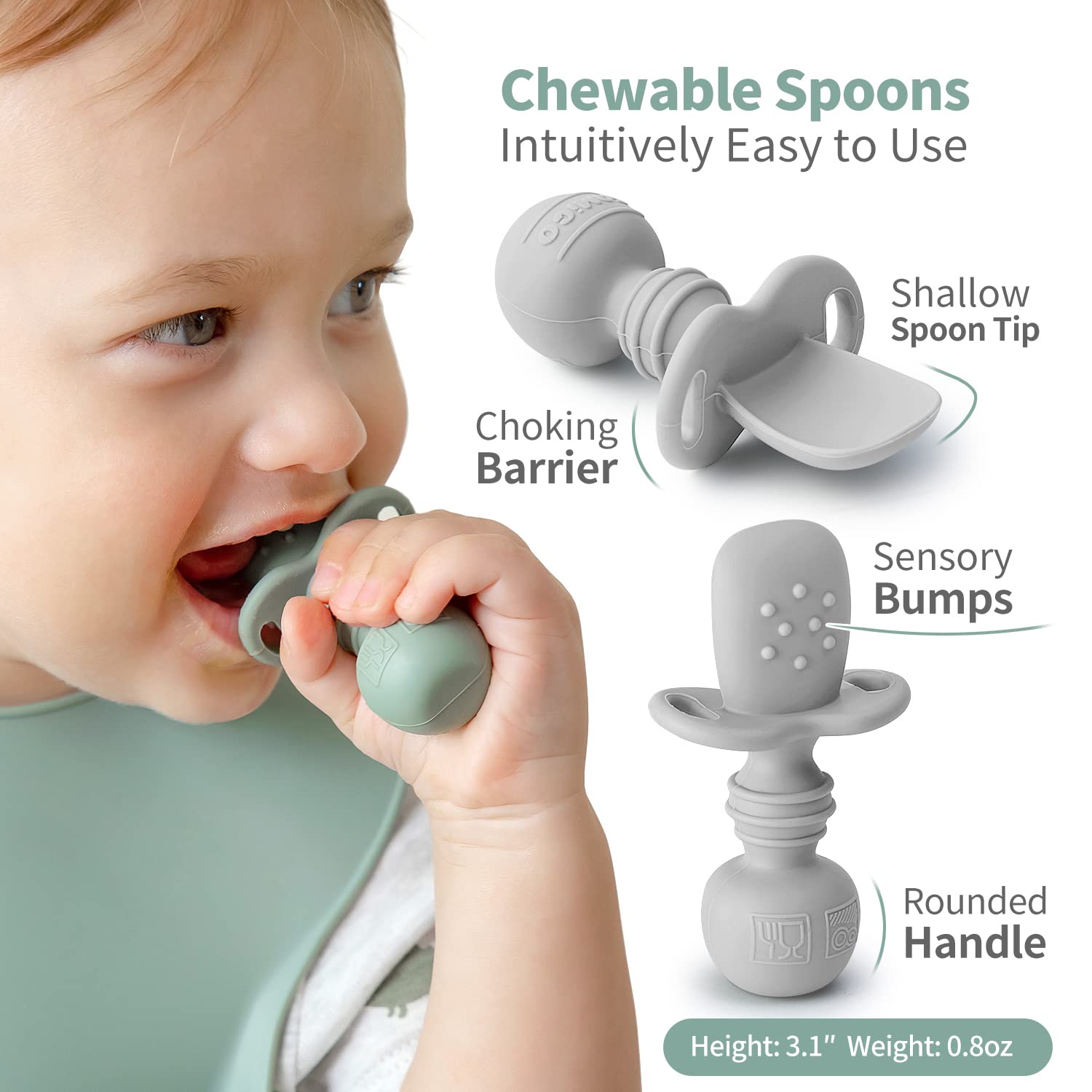 Master Utensils Effortlessly - Baby Led Weaning Set