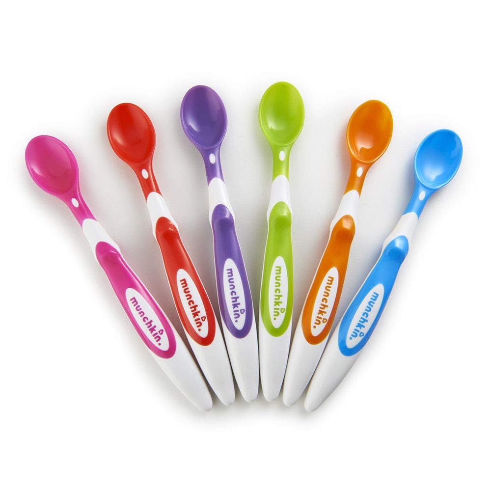 Munchkin 10062 Soft-Tip Set of 6 Ergonomic Baby Spoons