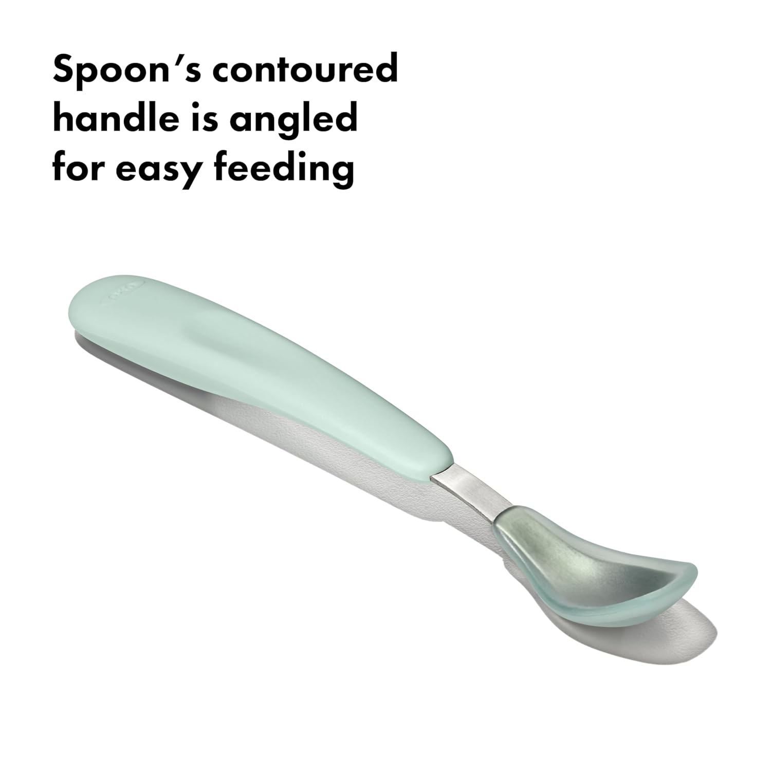 OXO Tot Feeding Spoon Set with Soft Silicone - Opal and Dusk