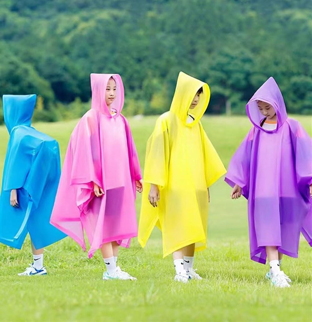 Waterproof EVA Rain Poncho for Kids