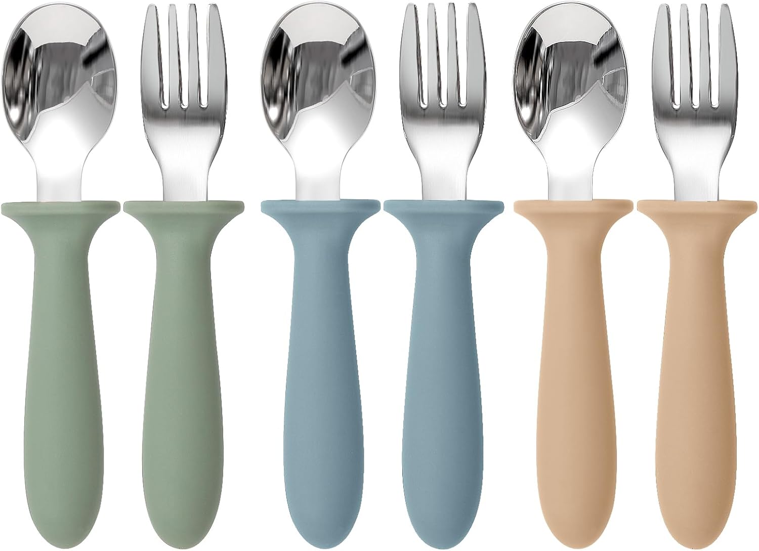 Adjustable Toddler Utensils 6-Piece Set