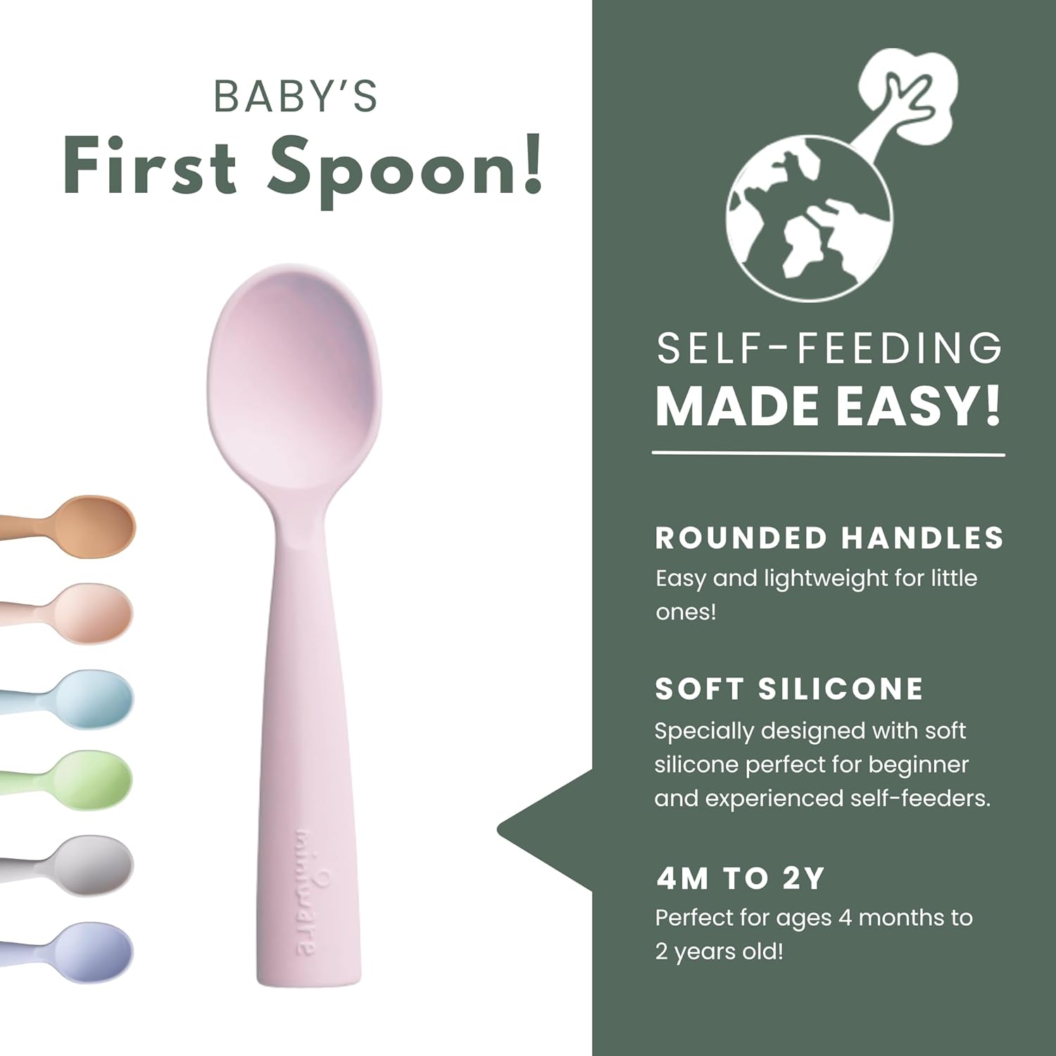 Miniware Silicone Baby Spoon