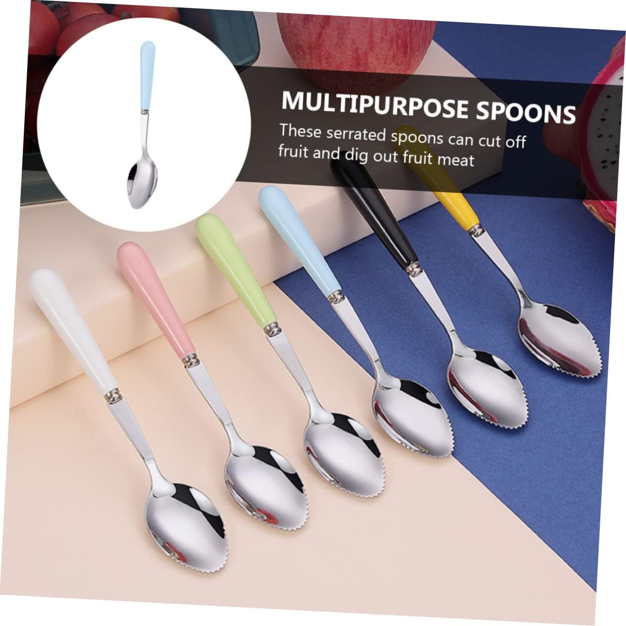 Multi-Use Fruit Training Spoons Durable and Stylish