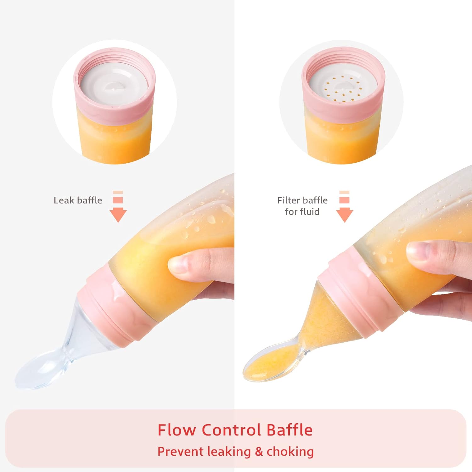 Termichy Baby Food Dispenser - Ergonomic Feeding Tool for Babies