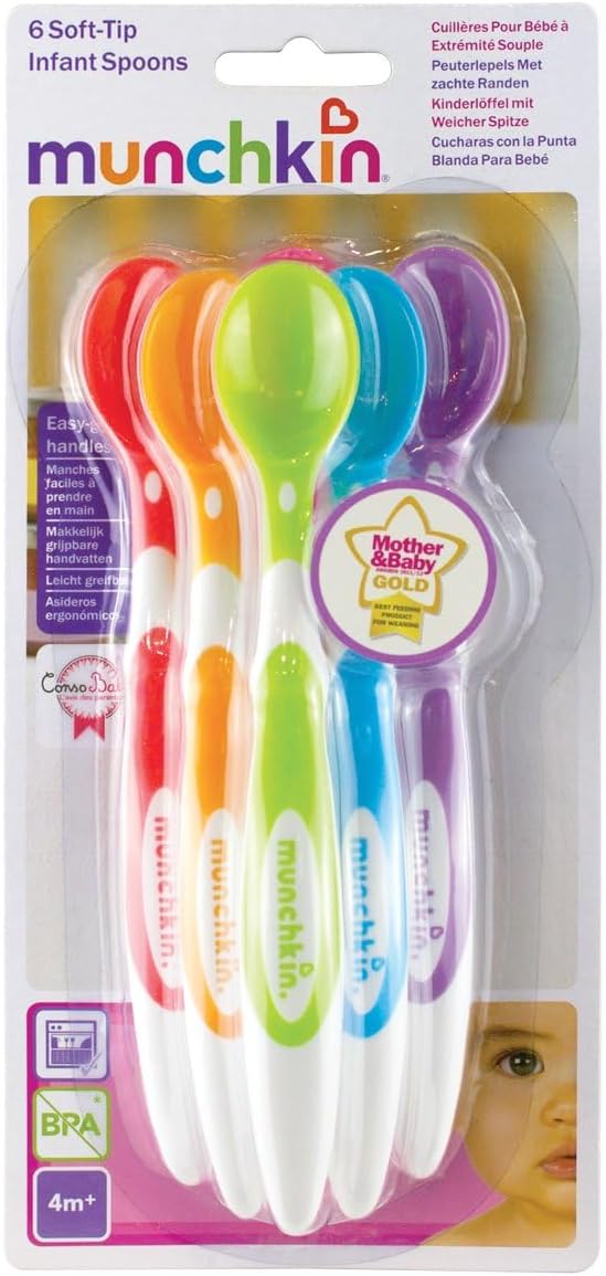 Perfect Comfortable Baby Feeding Set Soft Tip 6-Piece Munchkin Bottles