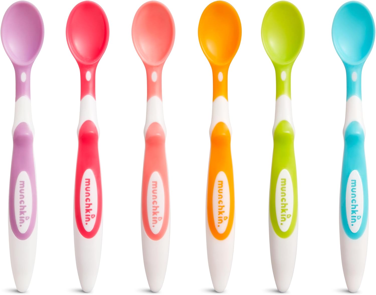 Munchkin Soft Tip Baby Spoons BPA Free 6 Pack