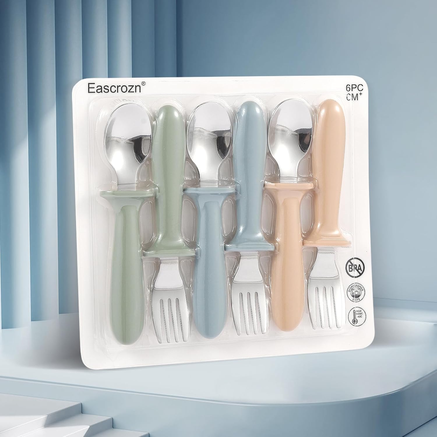 Adjustable Toddler Utensils 6-Piece Set