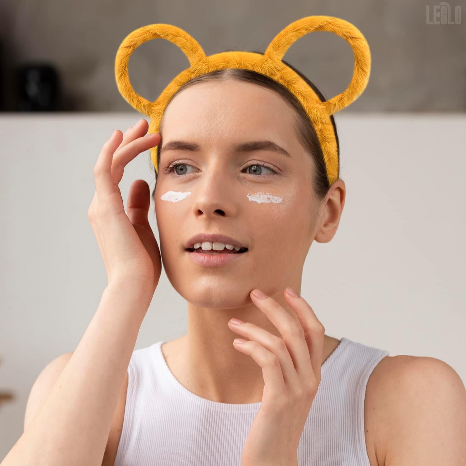 Yellow Bear Non-Slip Plush Hair Accessory