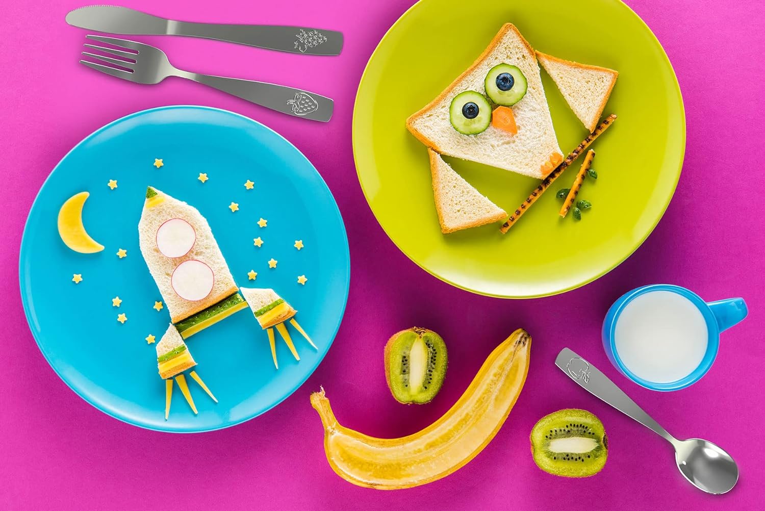 Kids Silverware Set for Safe and Fun Feeding