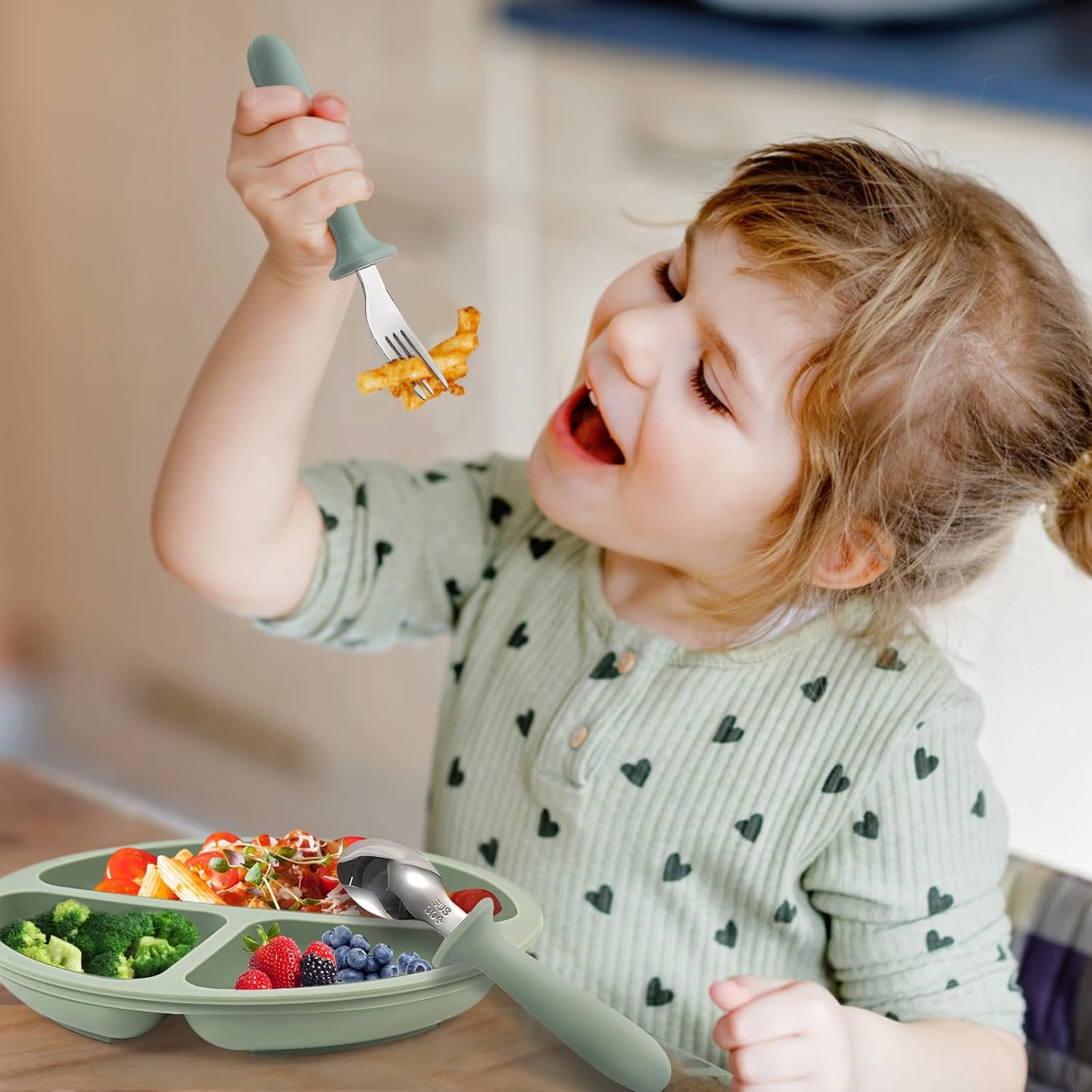Adjustable Toddler Utensils 6-Piece Set