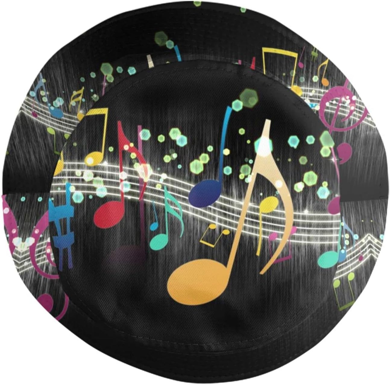 Kicoyuaz - Musical Note Bucket Hat - Lightweight Summer Shade