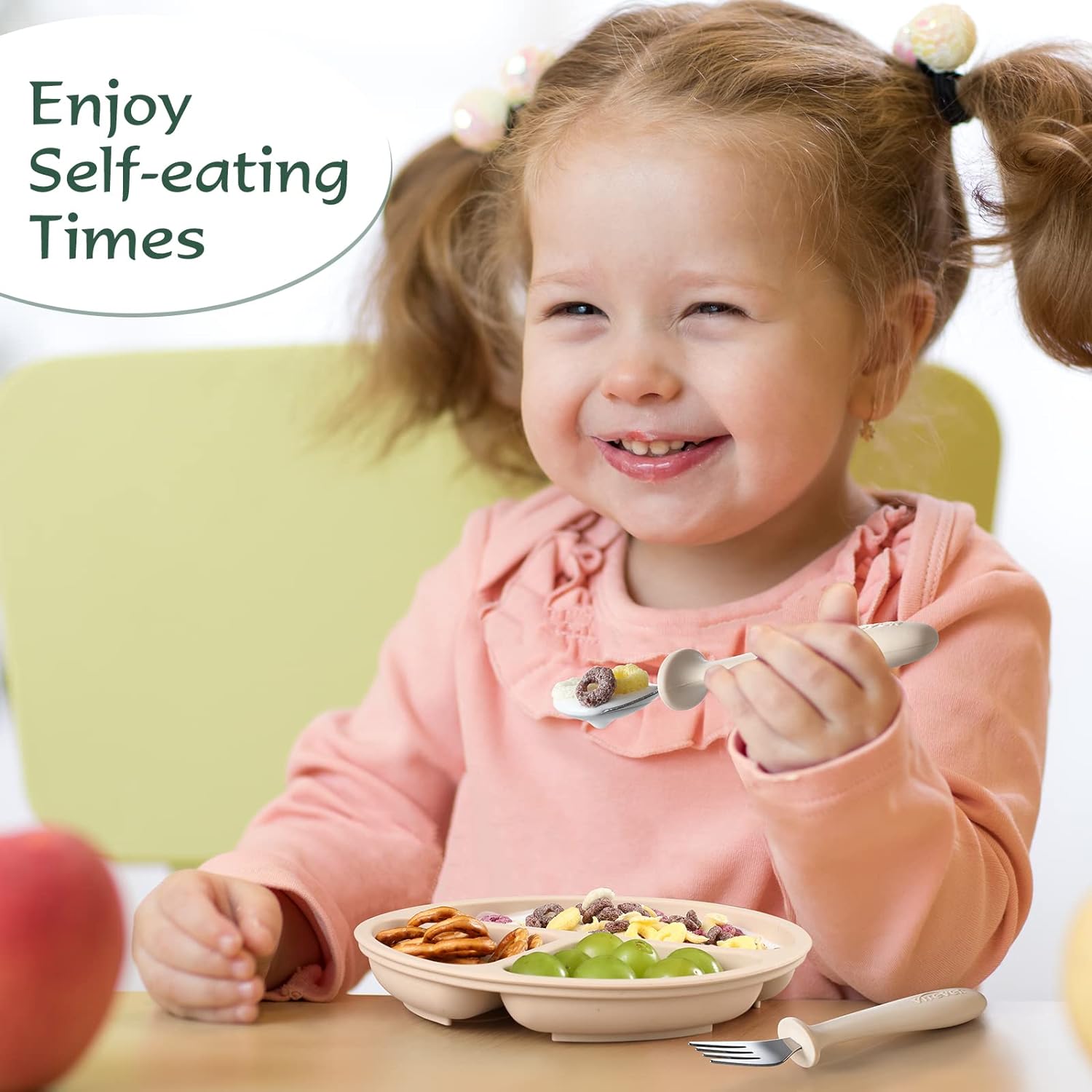 6-Piece Toddler Utensils Set for Preschoolers