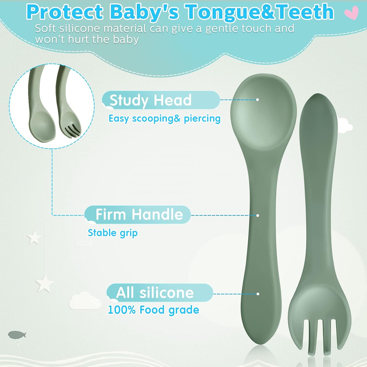 Nrien senel Baby Feeding Set for Toddlers