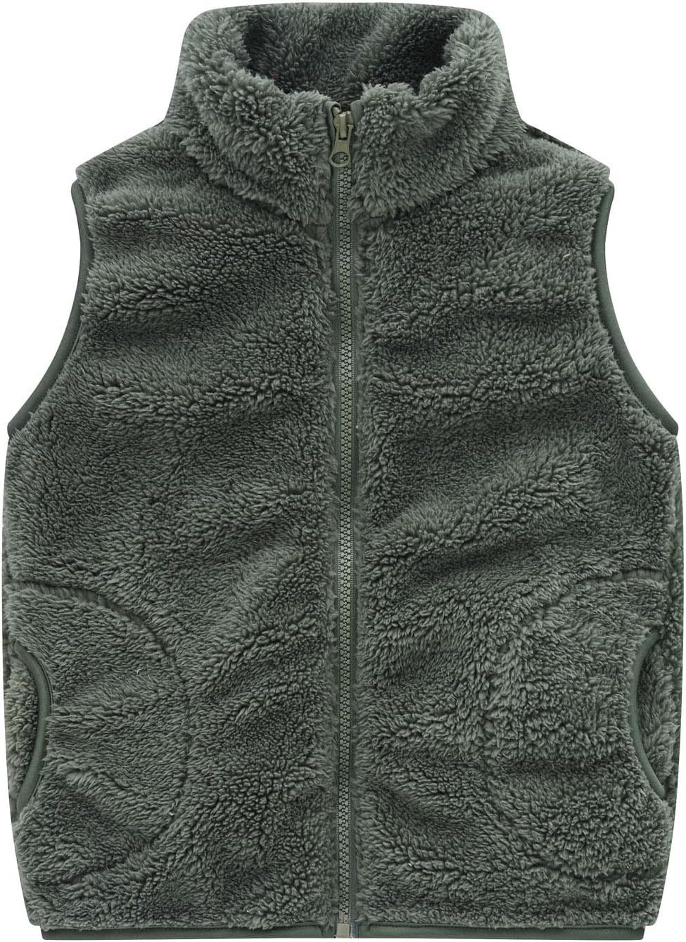 Stylish Toddler Boys Girls Fleece Vest for Kids - Fall Winter Warm Outwear