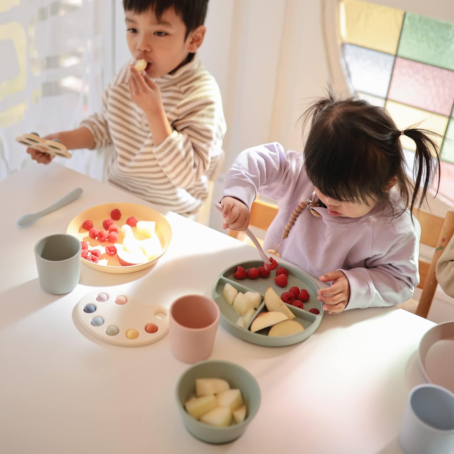 Adorable Silicone Feeding Spoons for Babies Soft Hypoallergenic