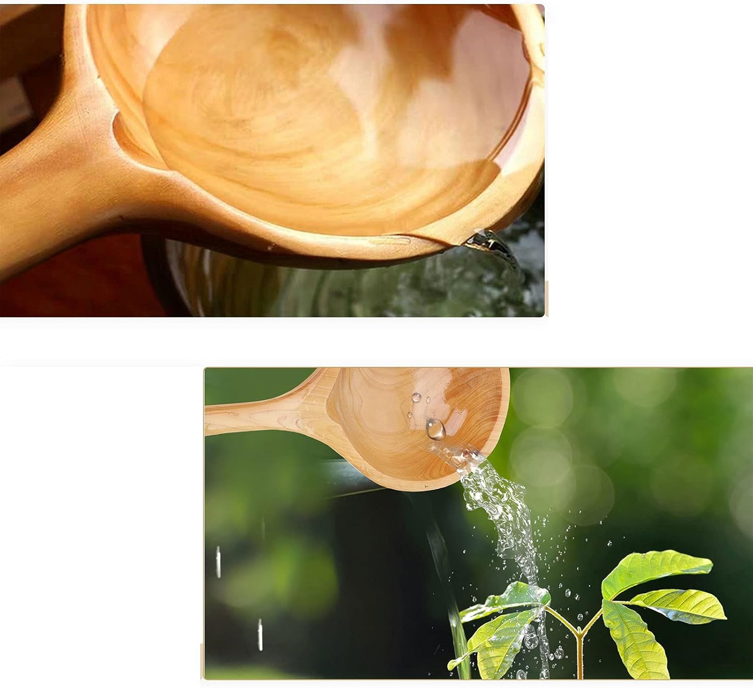 NPQPNAFC Solid-Wood Water Scoop