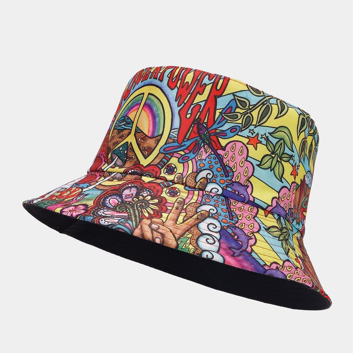 Unisex Reversible Bucket Hat For Women Men Fashionable Day Out Travel