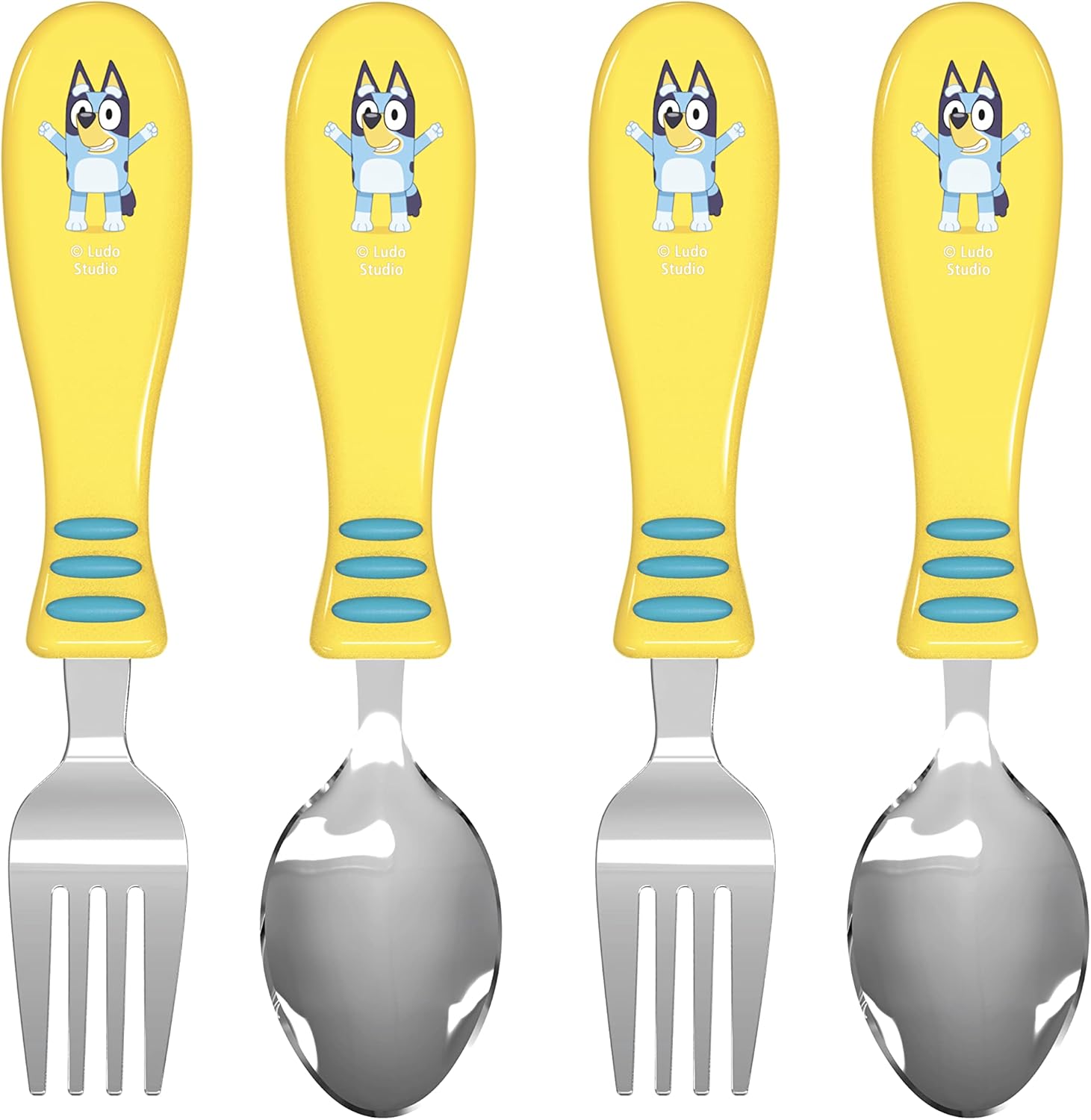 Zak Designs Bluey Kid Flatware Set - Fun for Picky Eaters