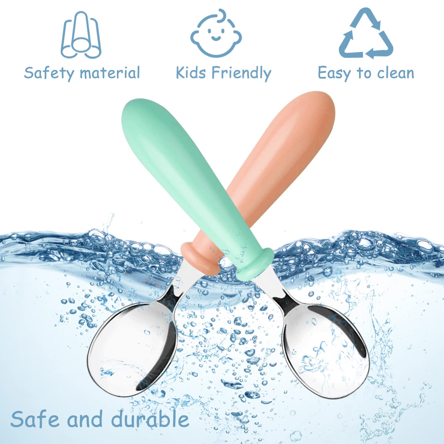 Perfect Storage BPA-Free Toddler Utensils Set