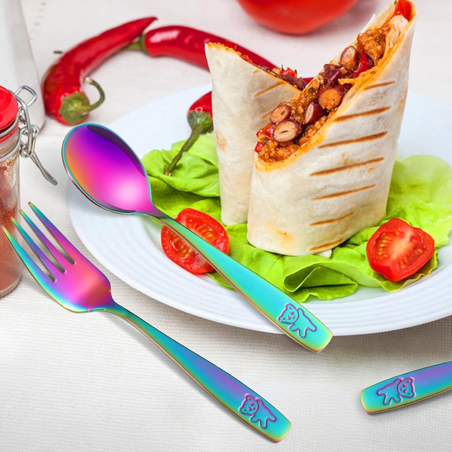 Pimoys 12-Piece Toddler Flatware Set