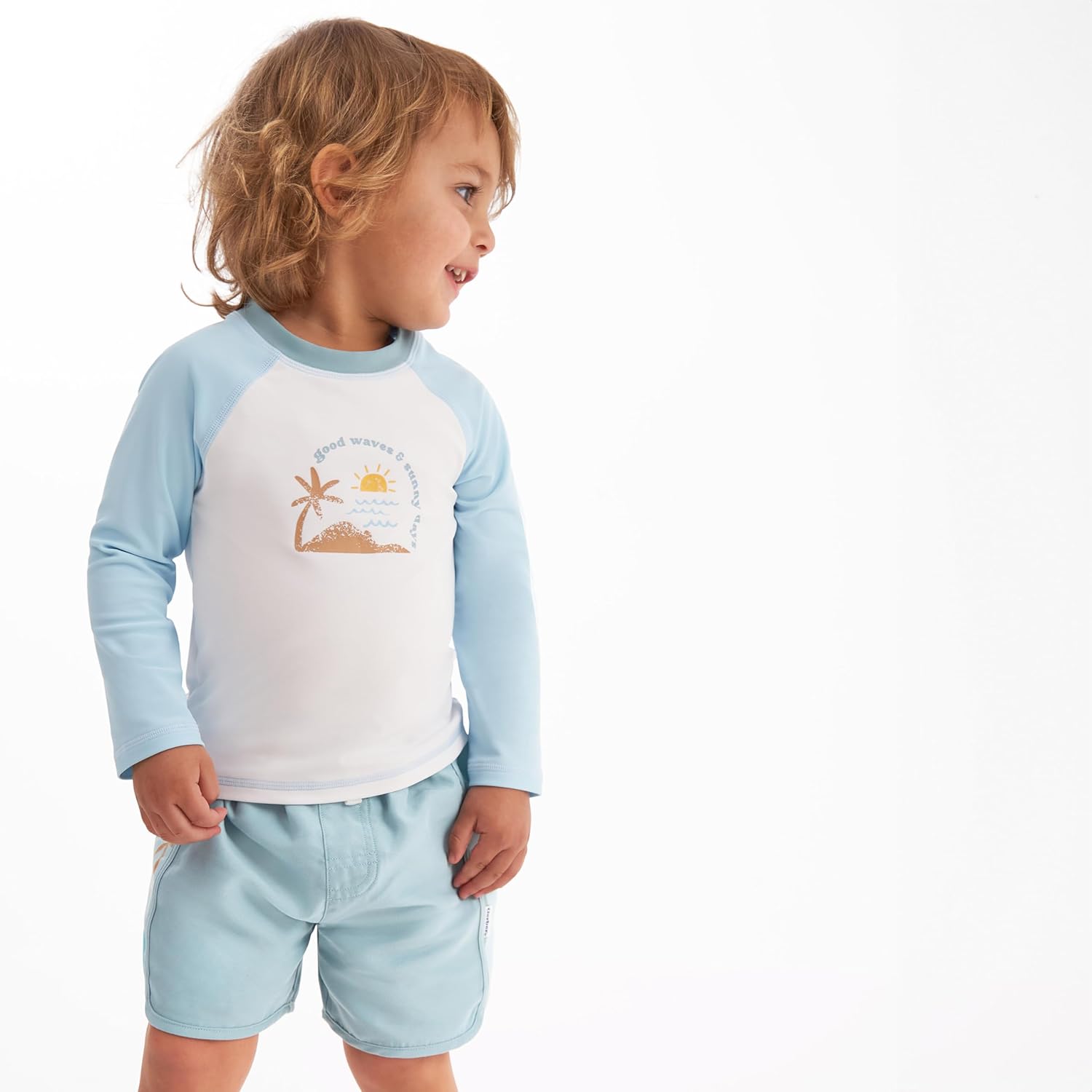 Effortlessly Swim Smart Gerber Toddler RashGuard Set
