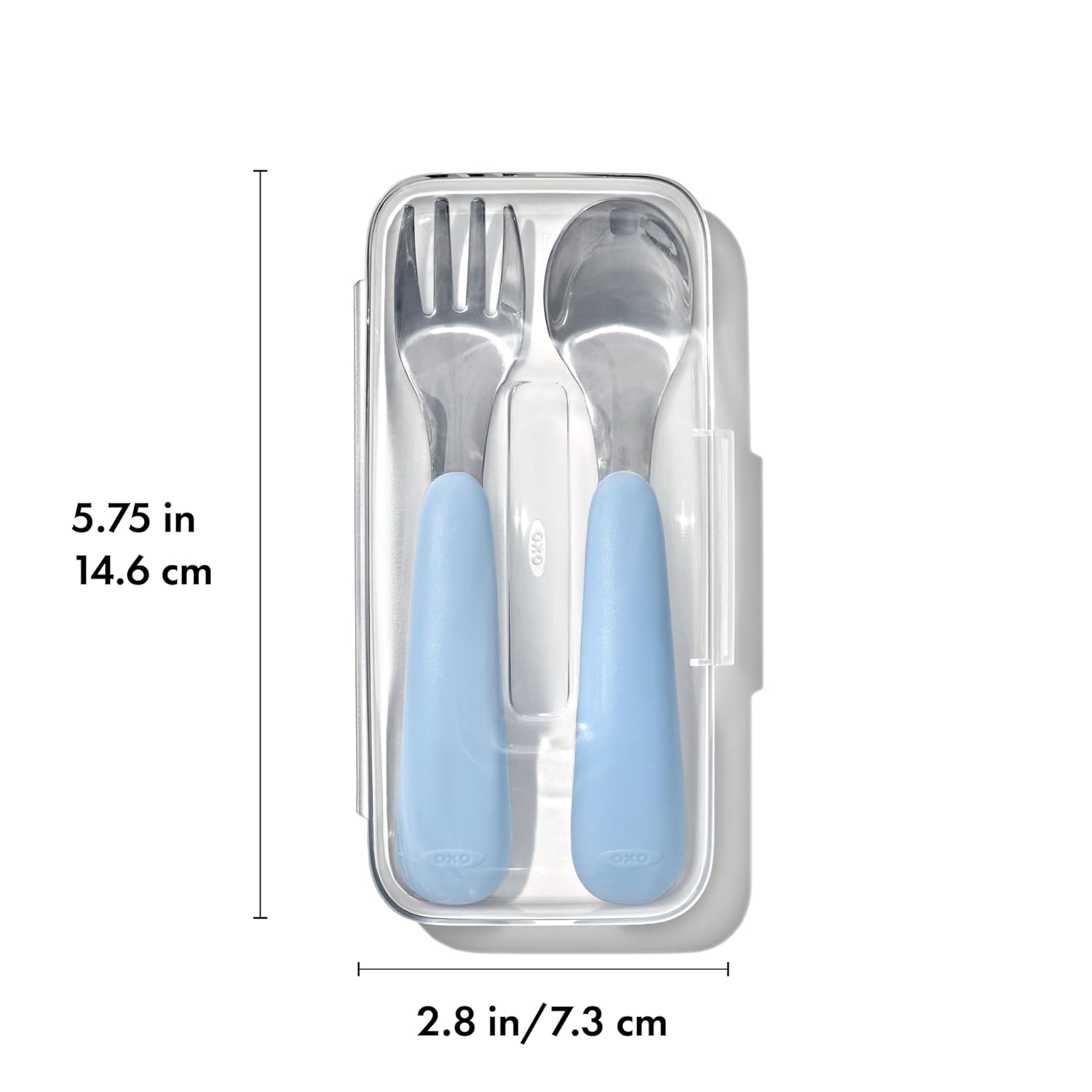 OXO Tot On-The-Go Flatware Set - Durable SWARDL for Easy Meals