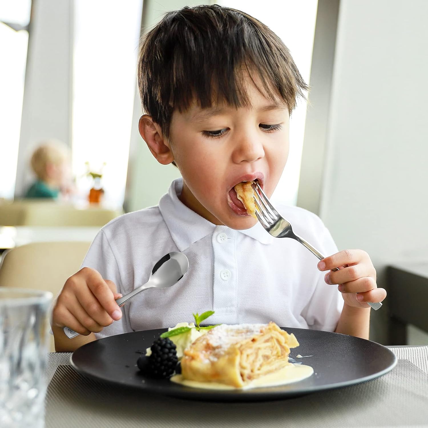 VITEVER Kids Safe Stainless Steel Cutlery Set
