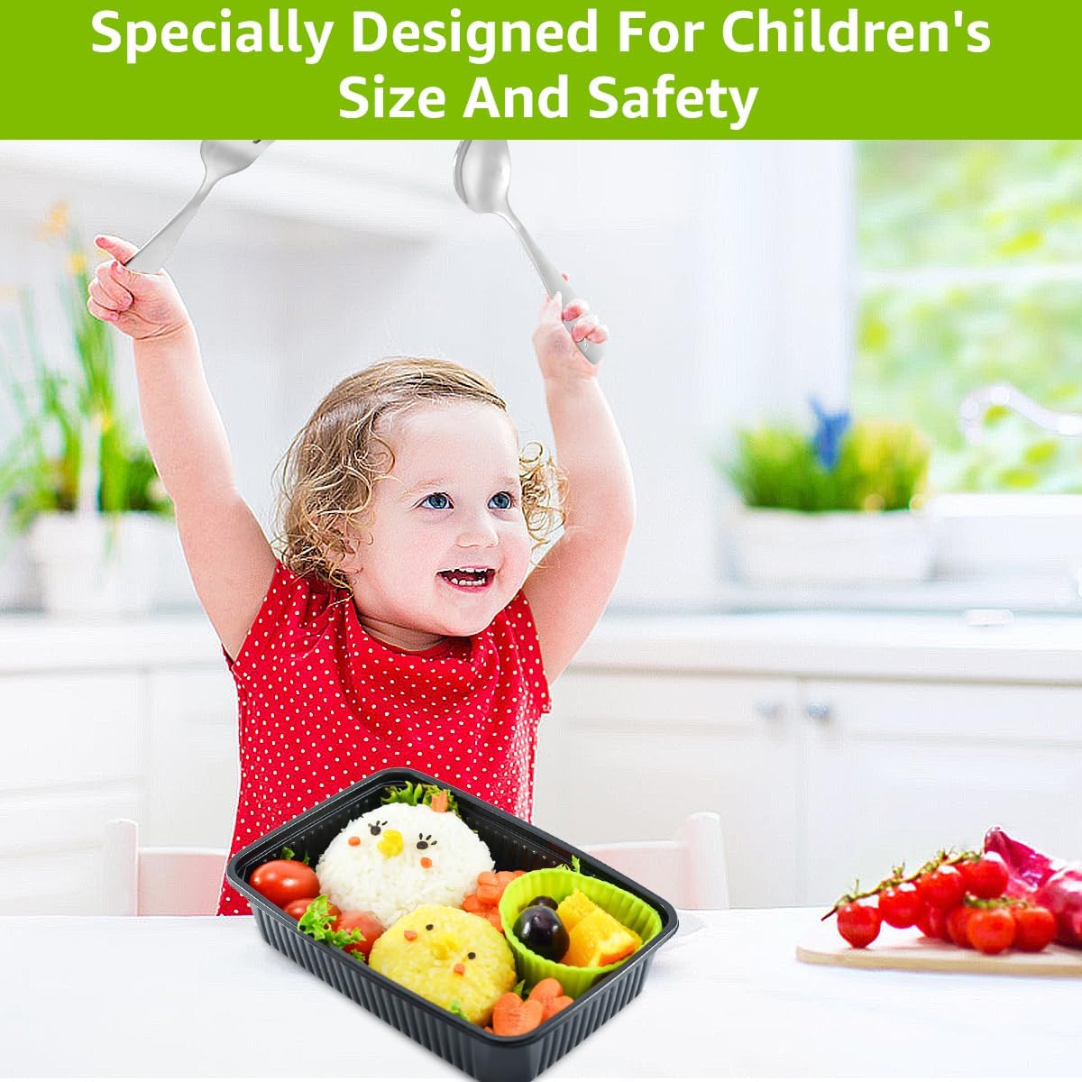 Stainless Steel Dinosaur Kids Flatware Set