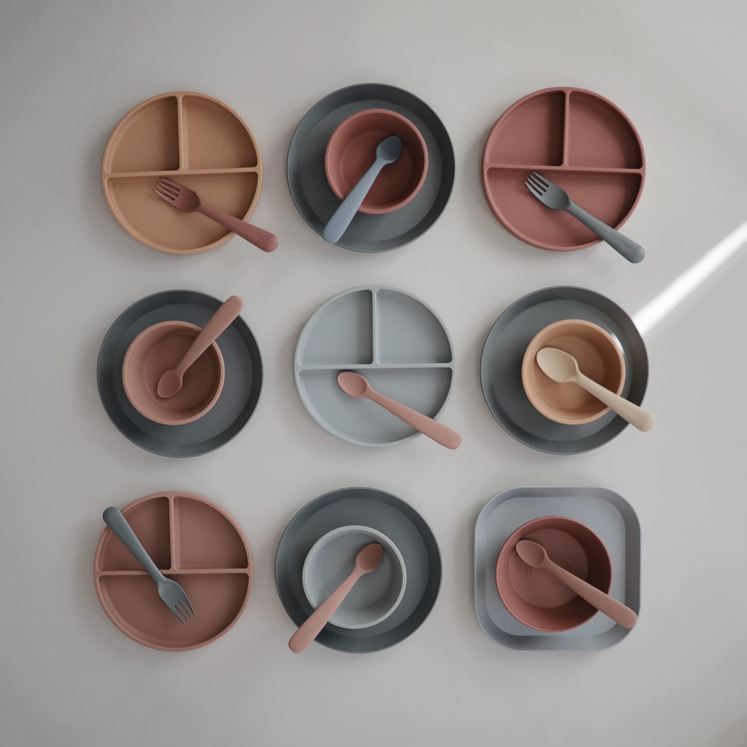 Mushie Silicone Feeding Spoons - Safe for Babies