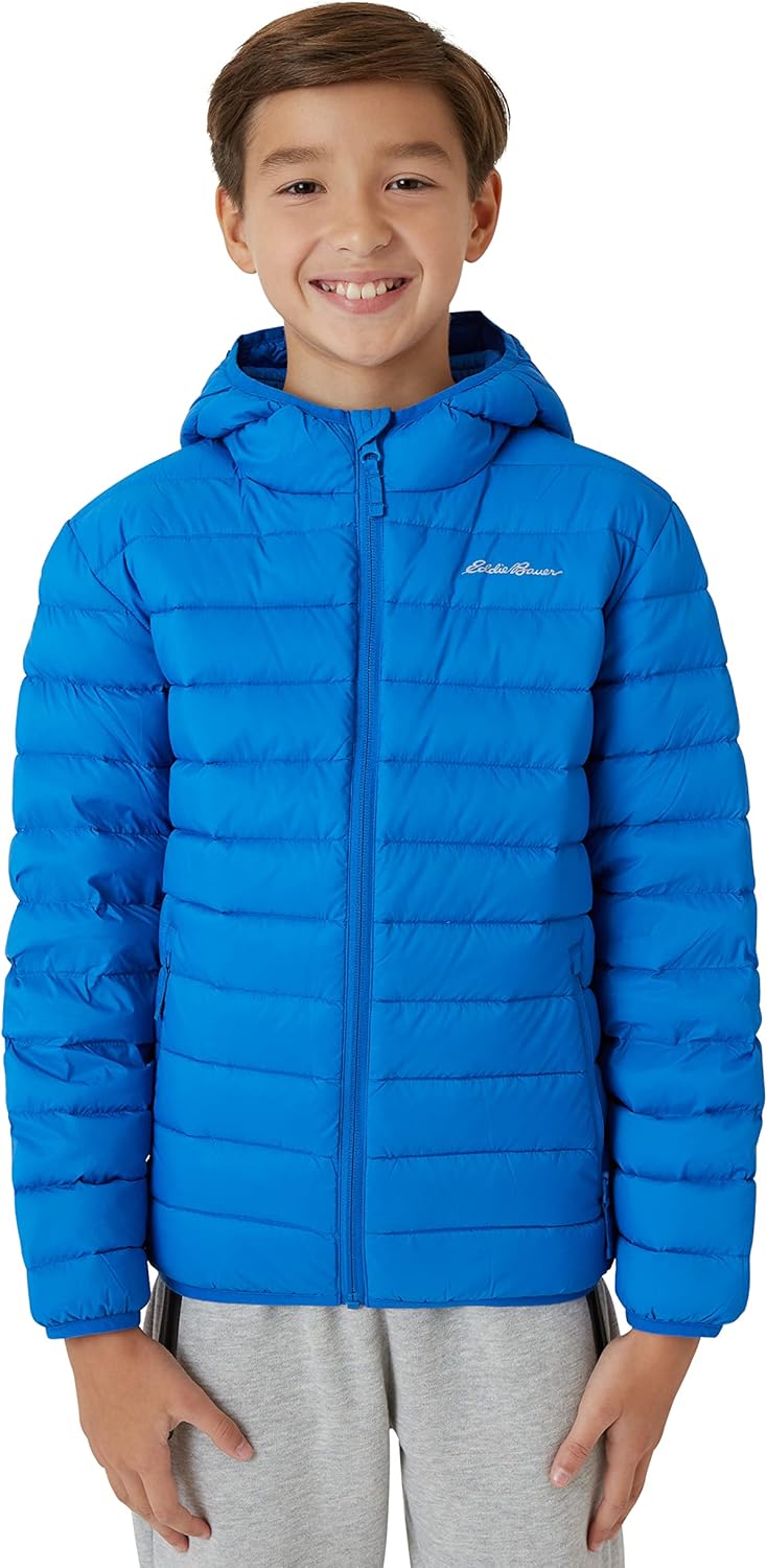 Eddie Bauer Boys Weather Resistant Down Jacket for Cold Weather
