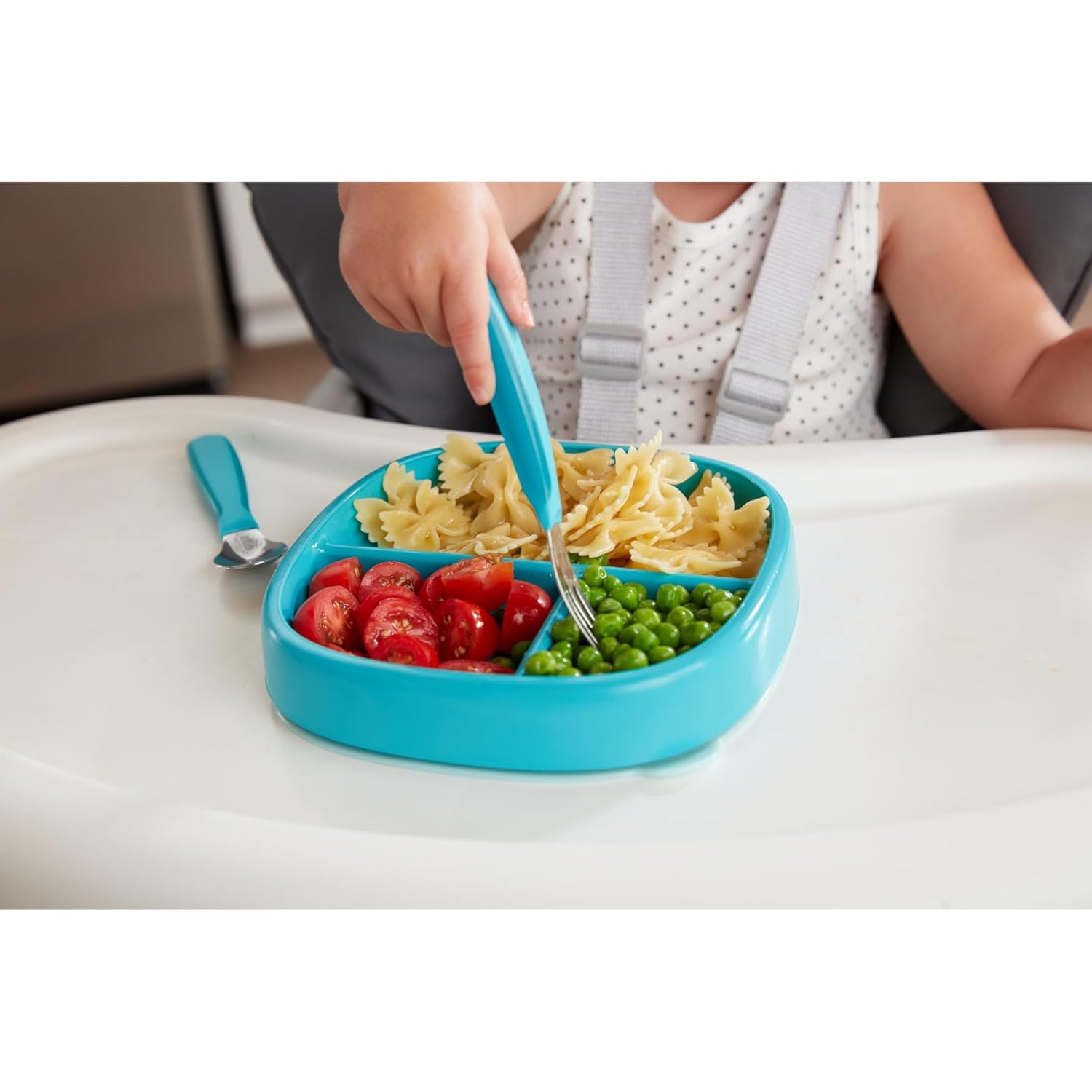 NUK Kiddy Cutlery 3-Piece Set Durable stainless steelforks BPA latex-free