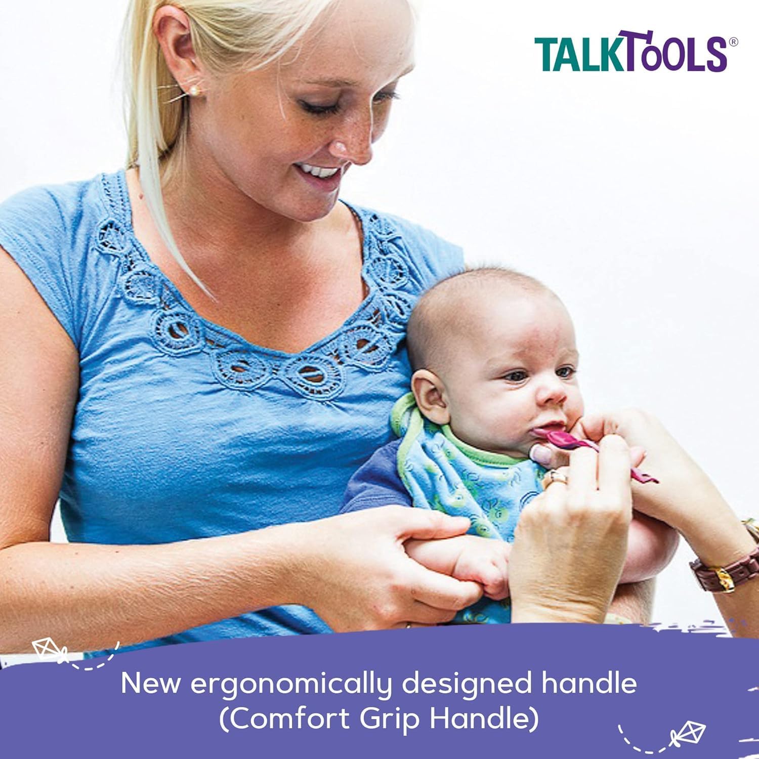 TalkTools Bumpy Magenta Spoons 12 Pack