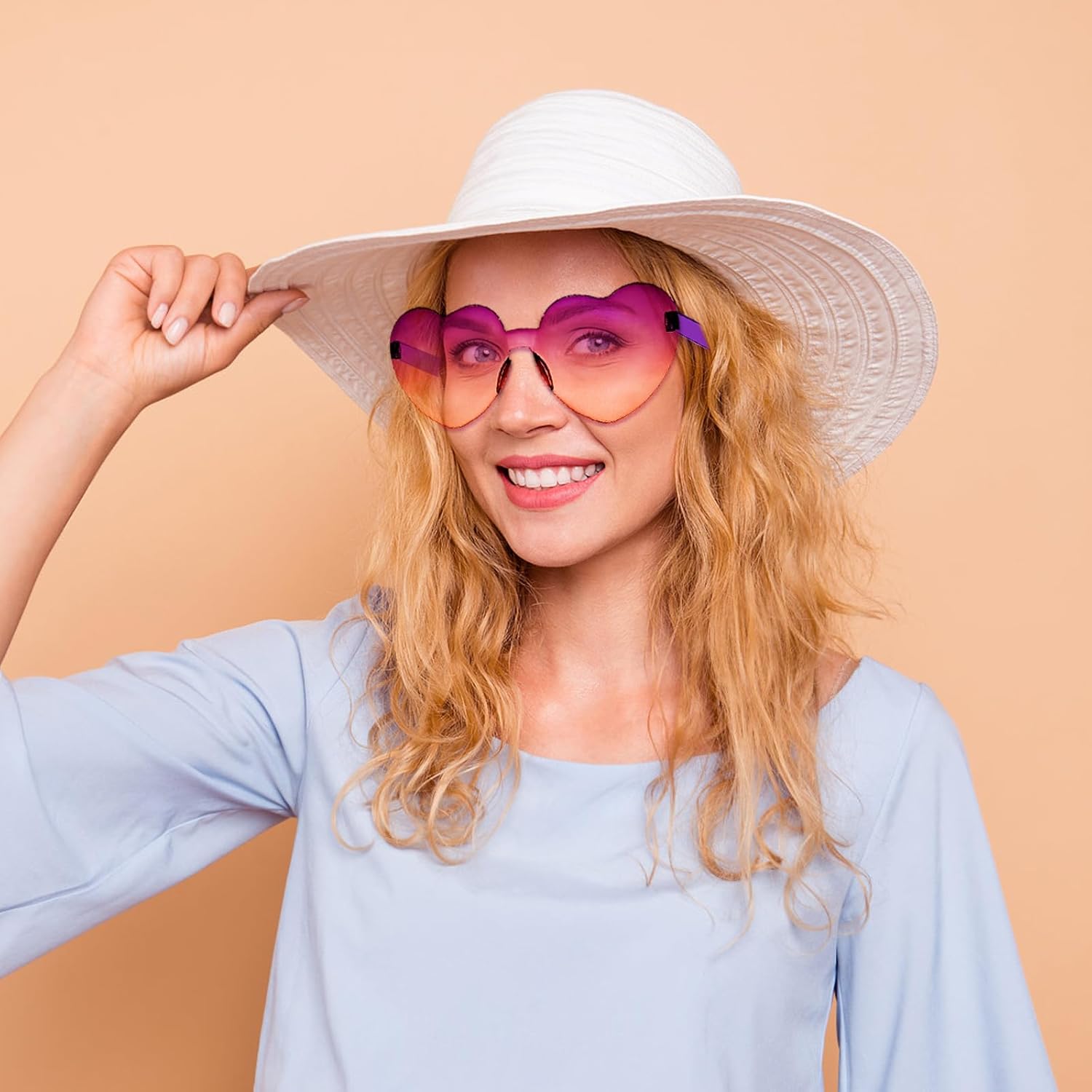 14 Pack Heart Sunglasses for Women - Halloween Party Decorations