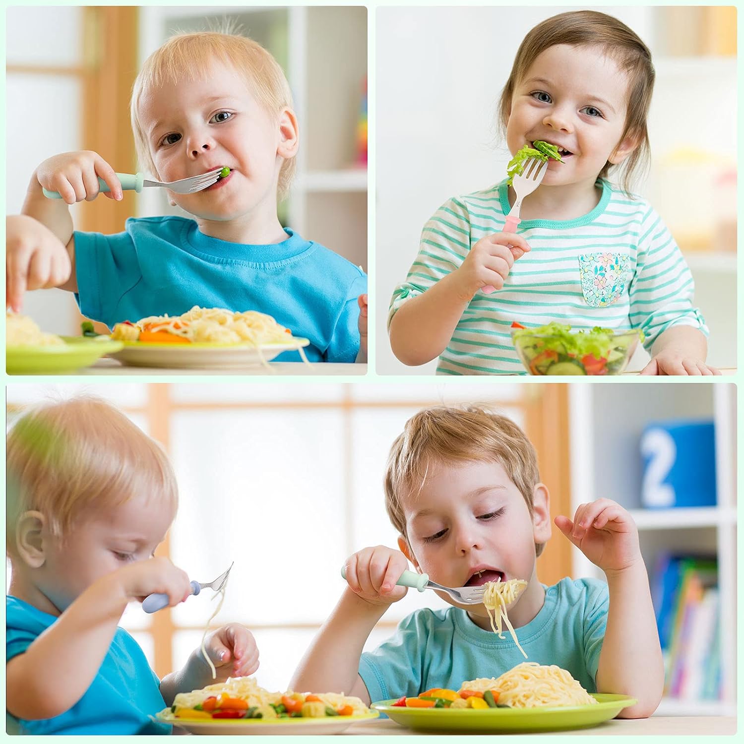 Safe Durable Toddler Utensils Set